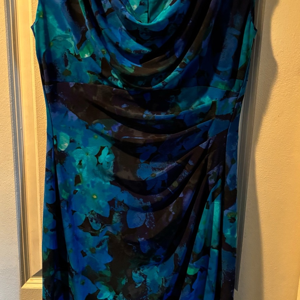 Ralph Lauren Fully Lined Blue Dress Size 8